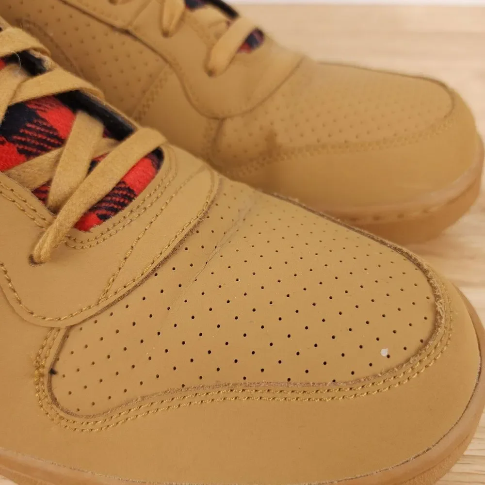 Nike Court Borough Sneakers Mens Size 12 Wheat Low Premium Red Black Plaid Shoes
